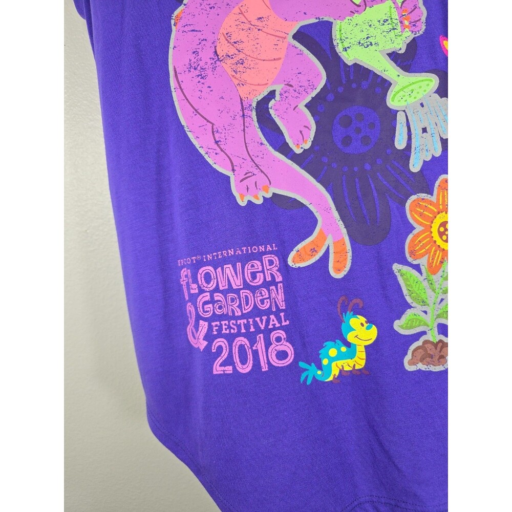 Disney EPCOT Figment 25th Anniversary 2018 Flower & Garden Festival Shirt 2x AD - Picture 3 of 7